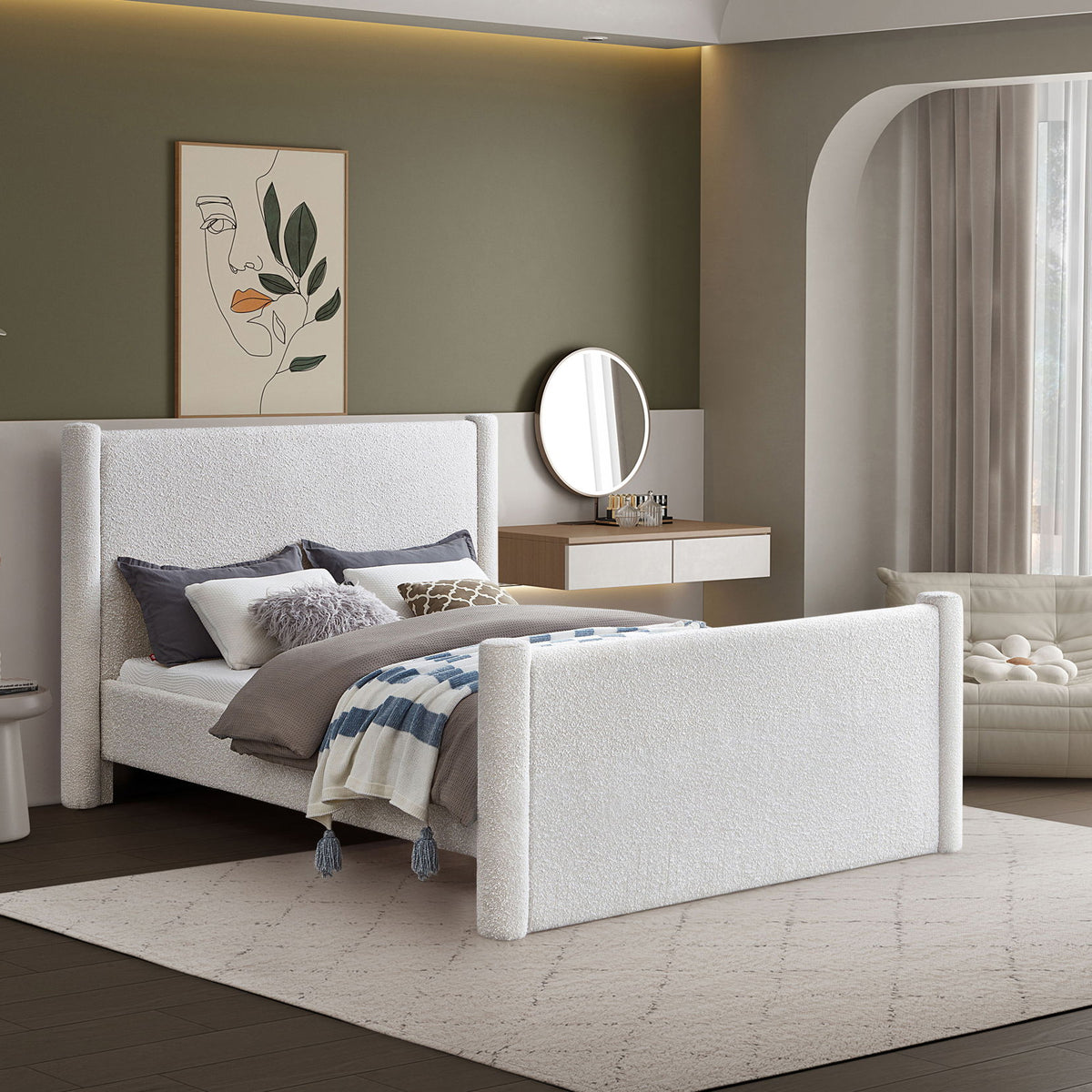 Elias - Boucle Bed