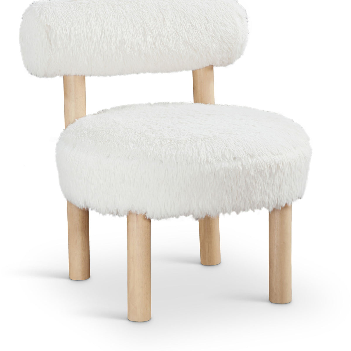 Ambre - Shearling Fabric Accent Chair