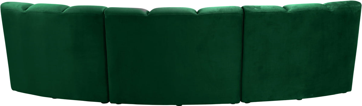 Infinity - 3 Piece Velvet Modular Sectional