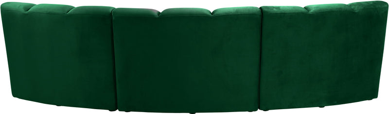 Infinity - 3 Piece Velvet Modular Sectional
