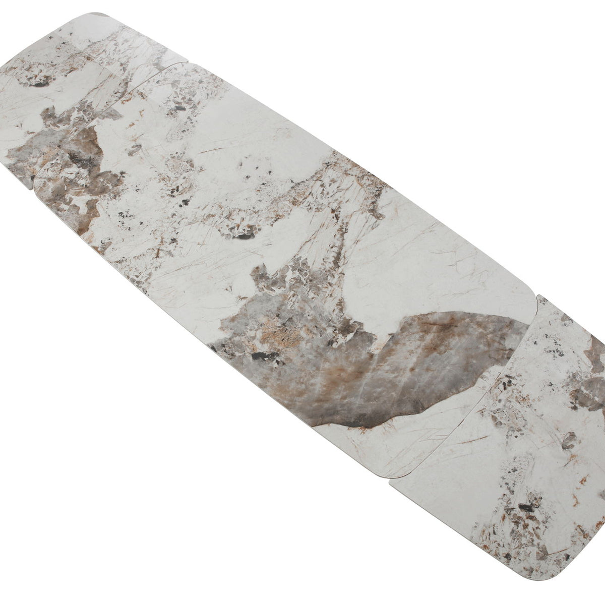 93 - Dining Table - White / Gold