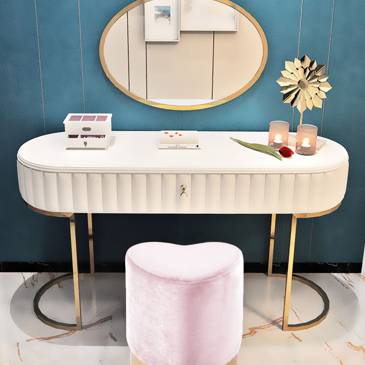 Heart - Stool Ottoman