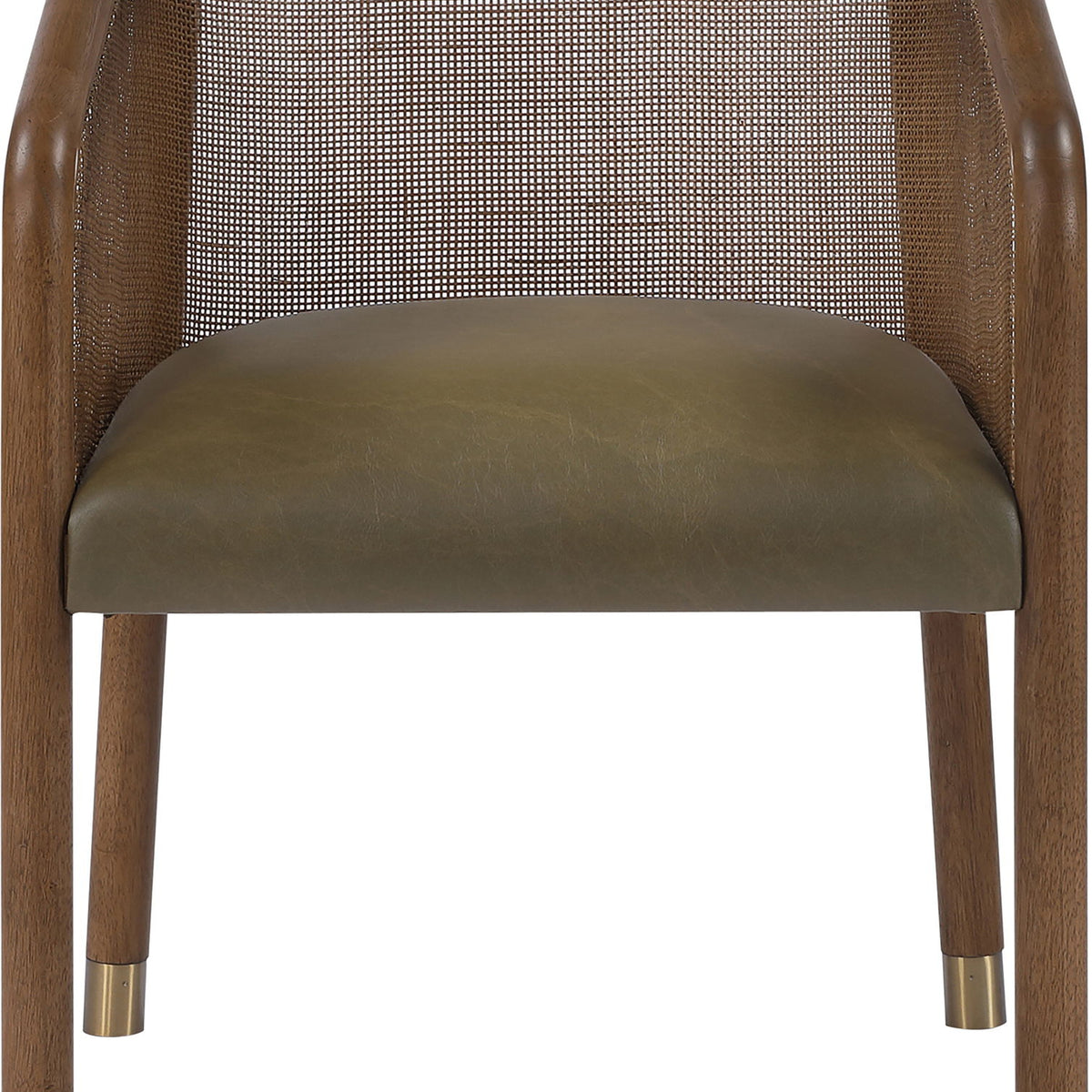Sylvan - Vegan Leather Dining Chair (Set of 2) - Brown Frame