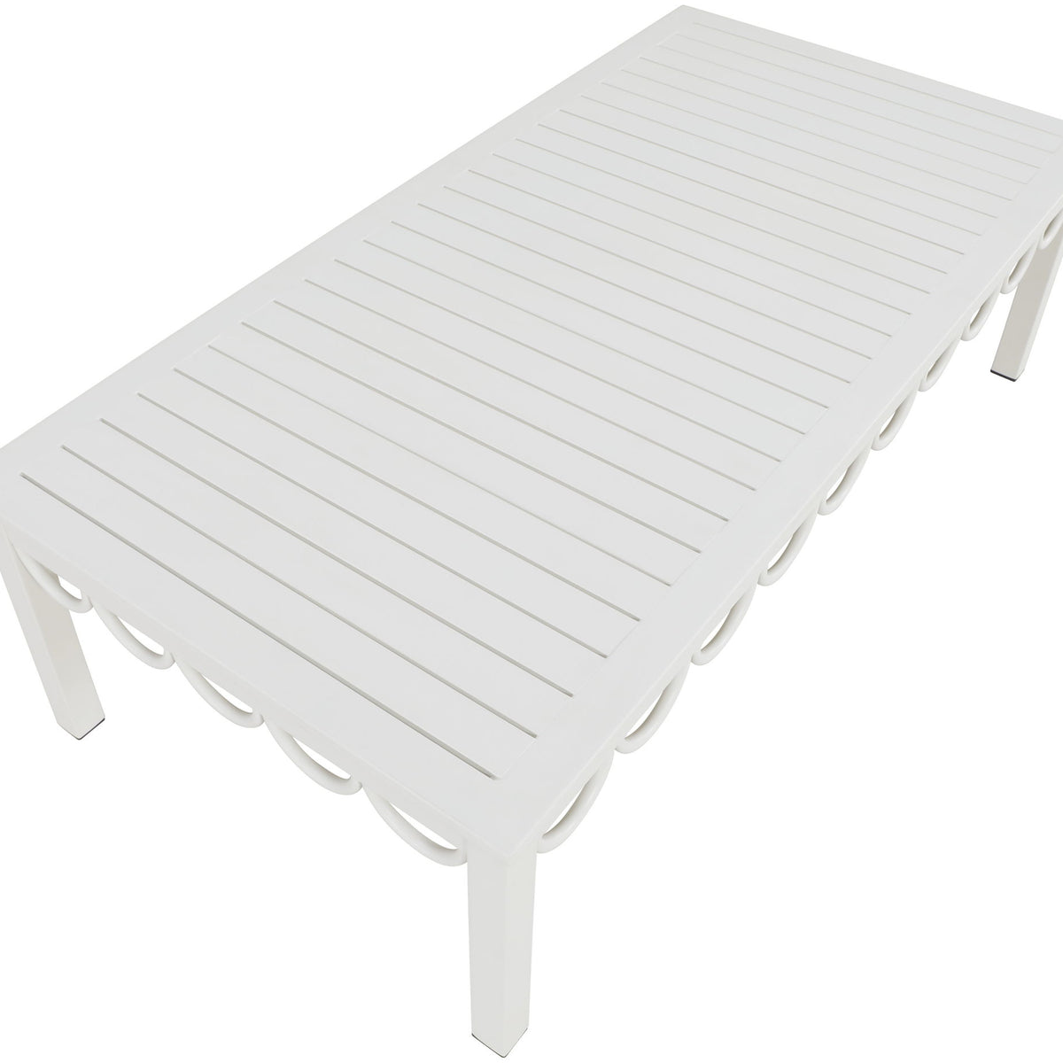 Portofino - Aluminum Outdoor Patio Coffee Table