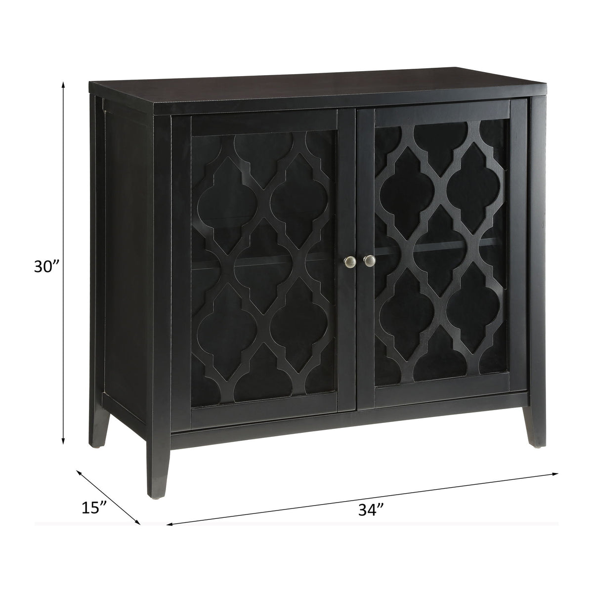 Ceara - Console Cabinet - Black