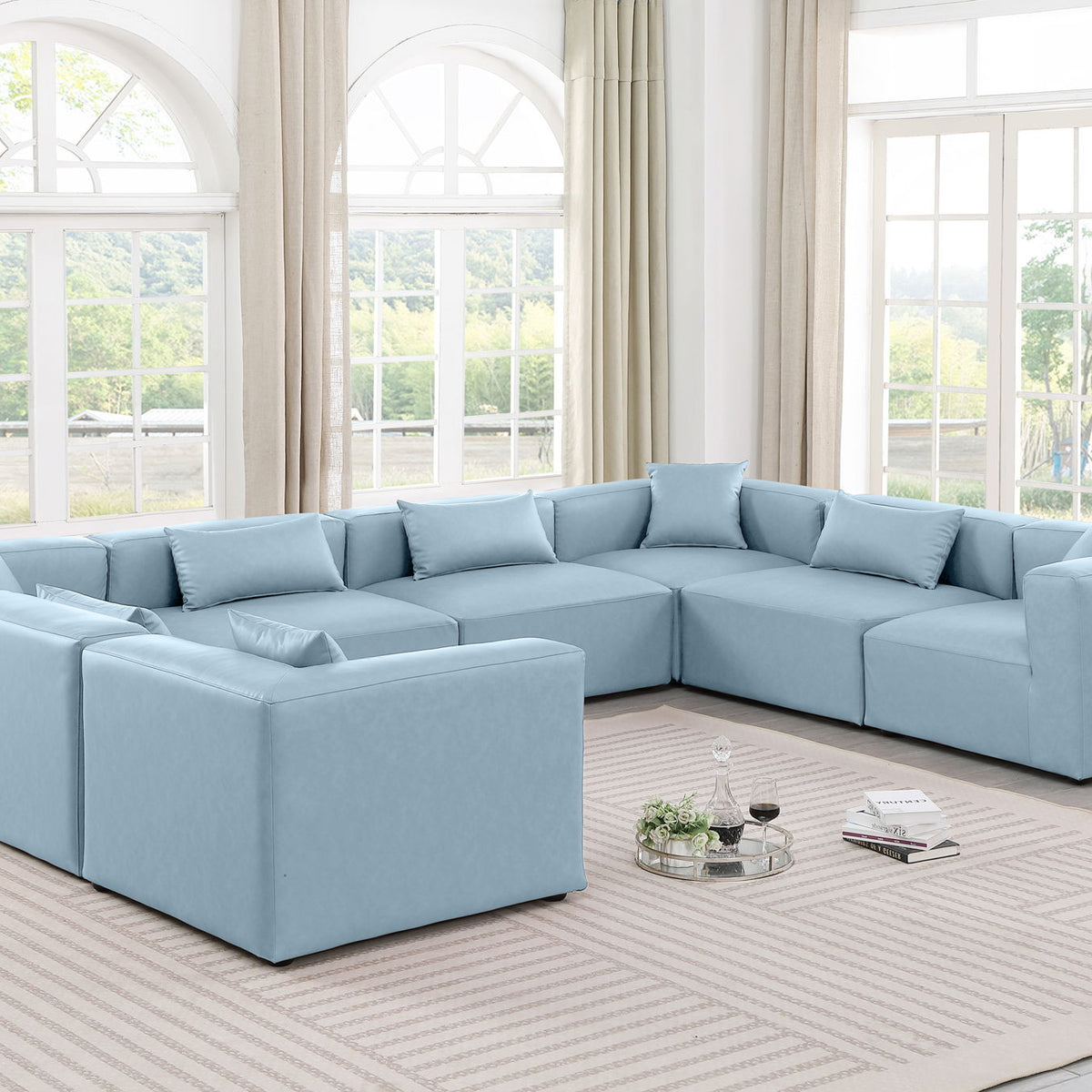 Cube - 8 Piece Modular Sectional