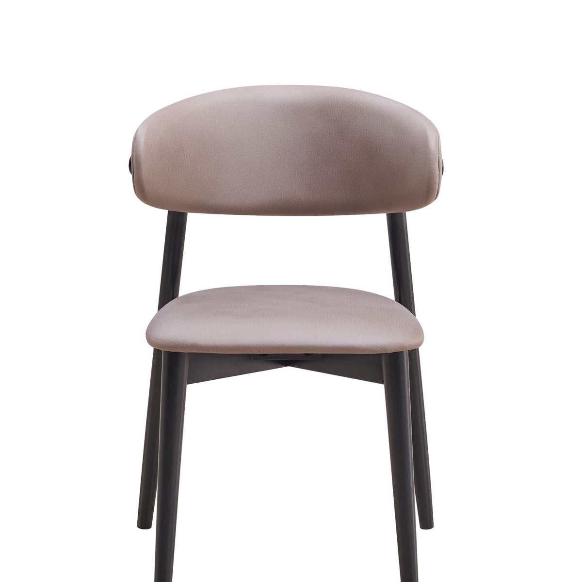 Lanae - Polished Microfiber Side Chair (Set of 2) - Gray