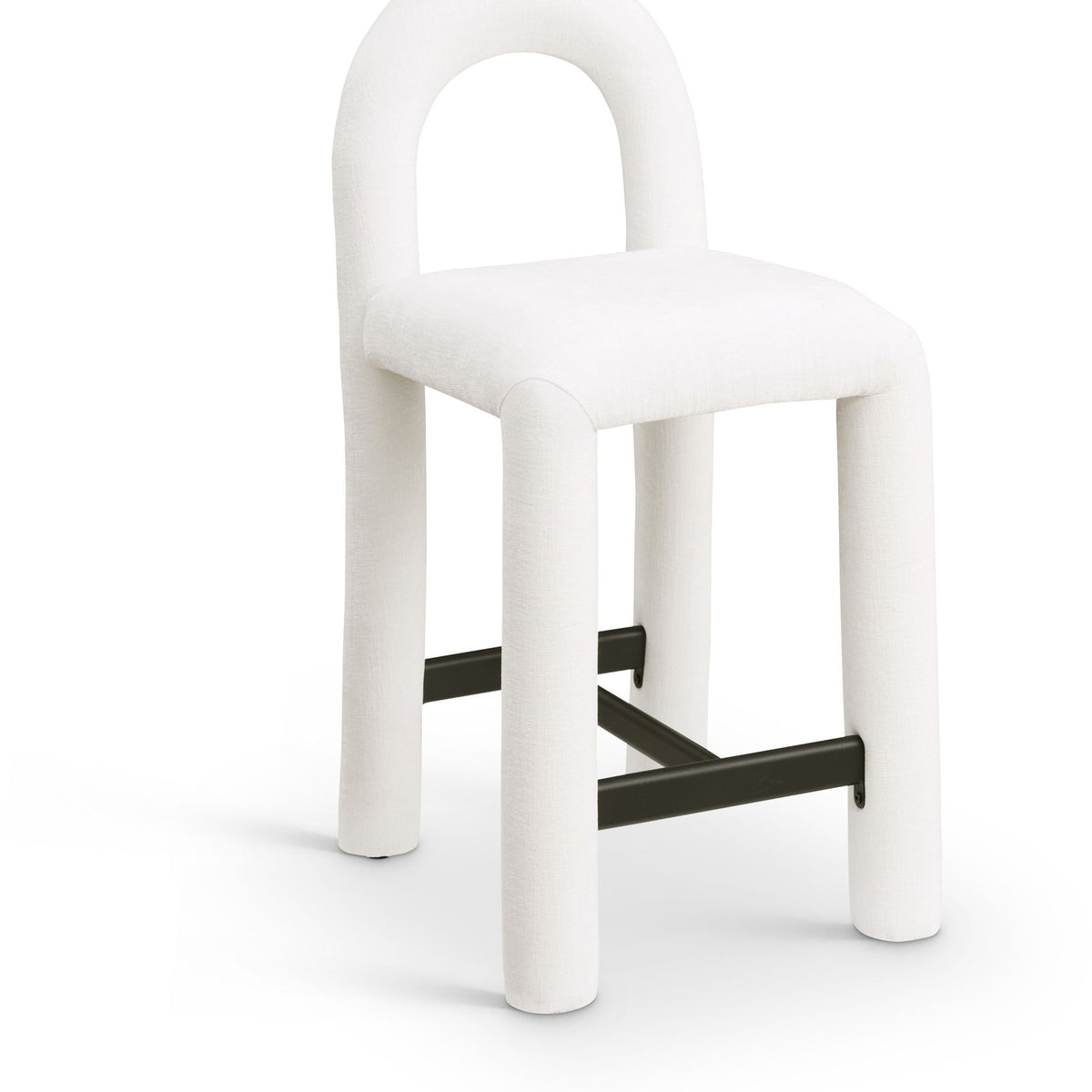 Amari - Chenille Fabric Stool