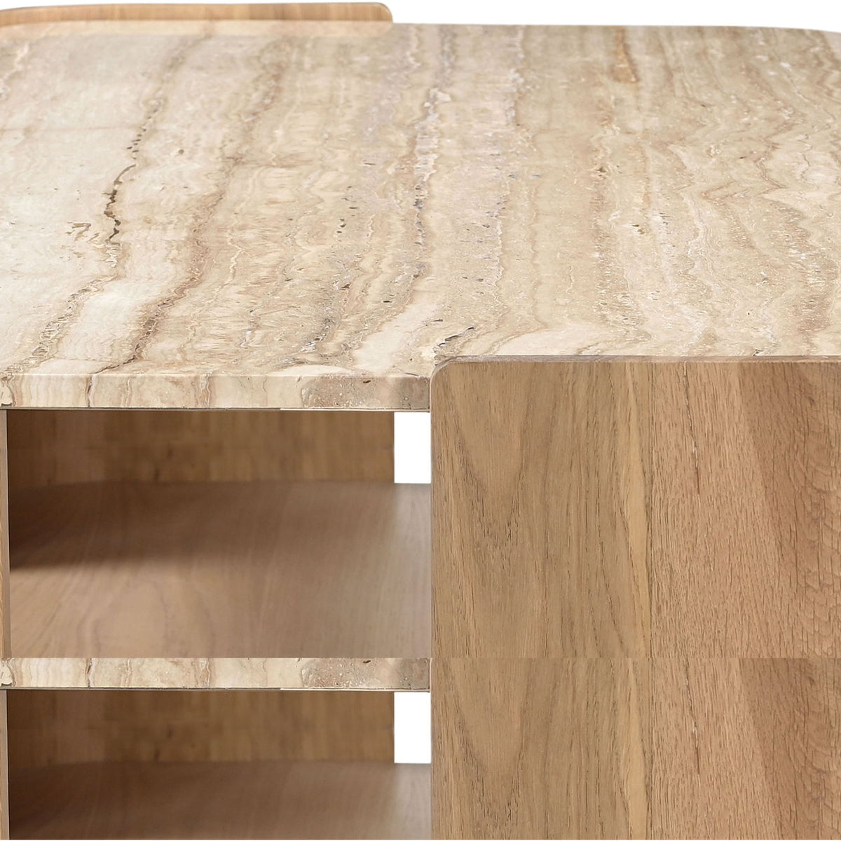 Calabria - Marble And Oak Wood Table