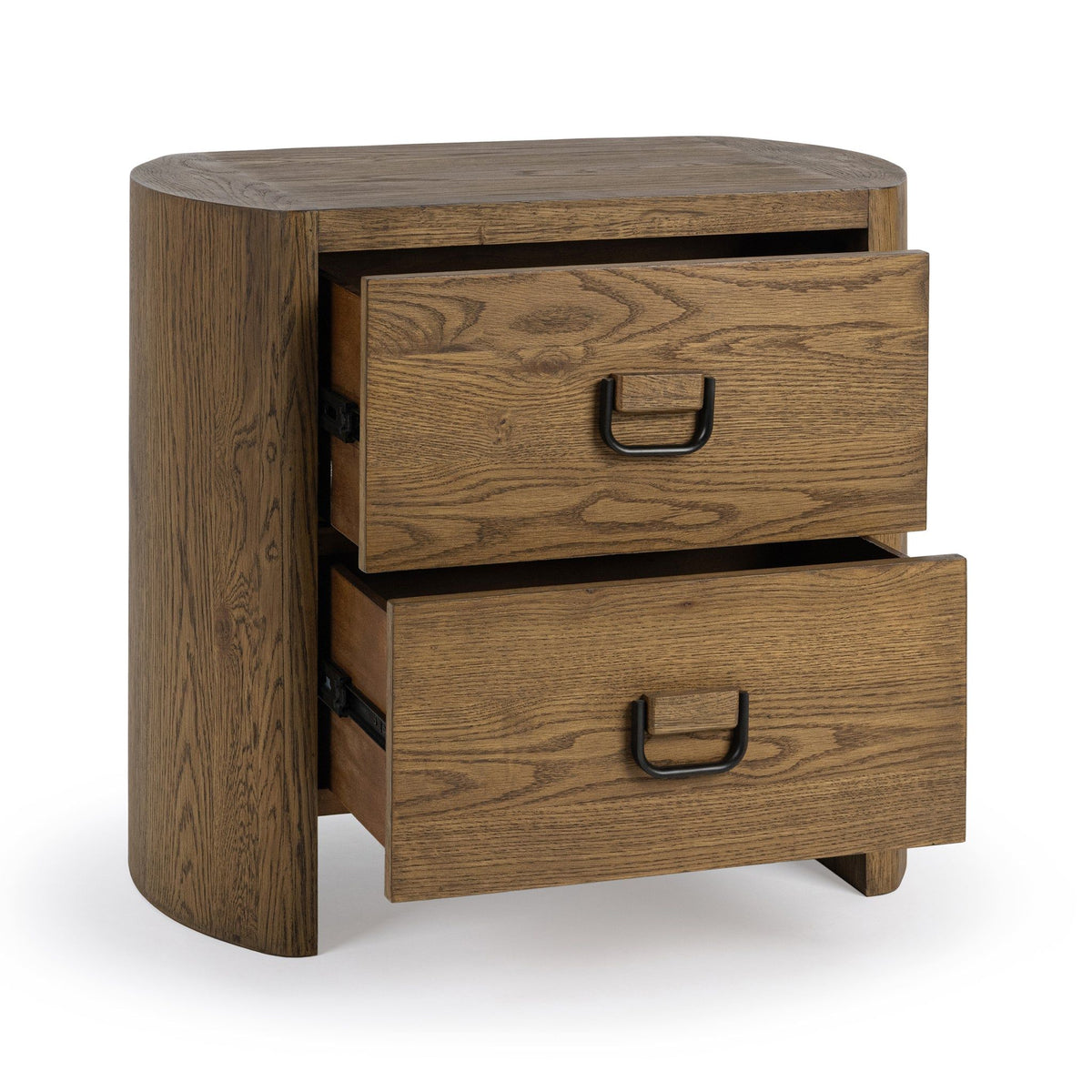 Kyrie - 2 Drawer Nightstand - Tawny Brown