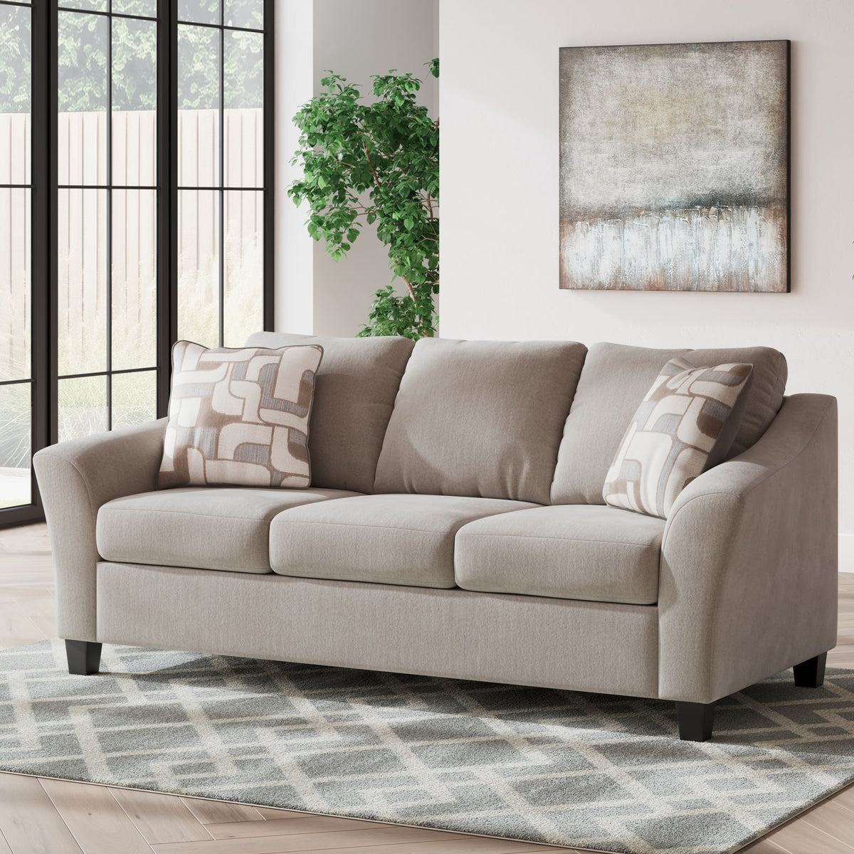 Willarae - Taupe - 2 Pc. - Sofa, Loveseat
