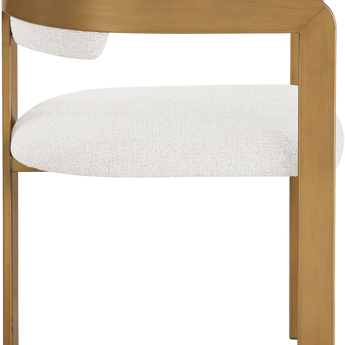 Aurum - Linen Textured Fabric Upholstered Dining Chair (Set of 2)