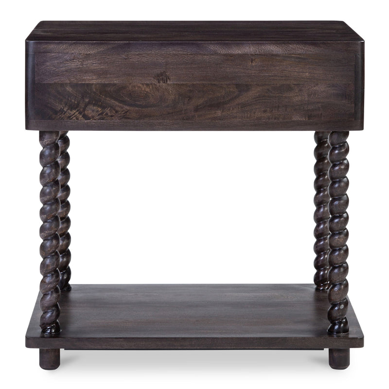 Tabitha - Nightstand - Dark Brown