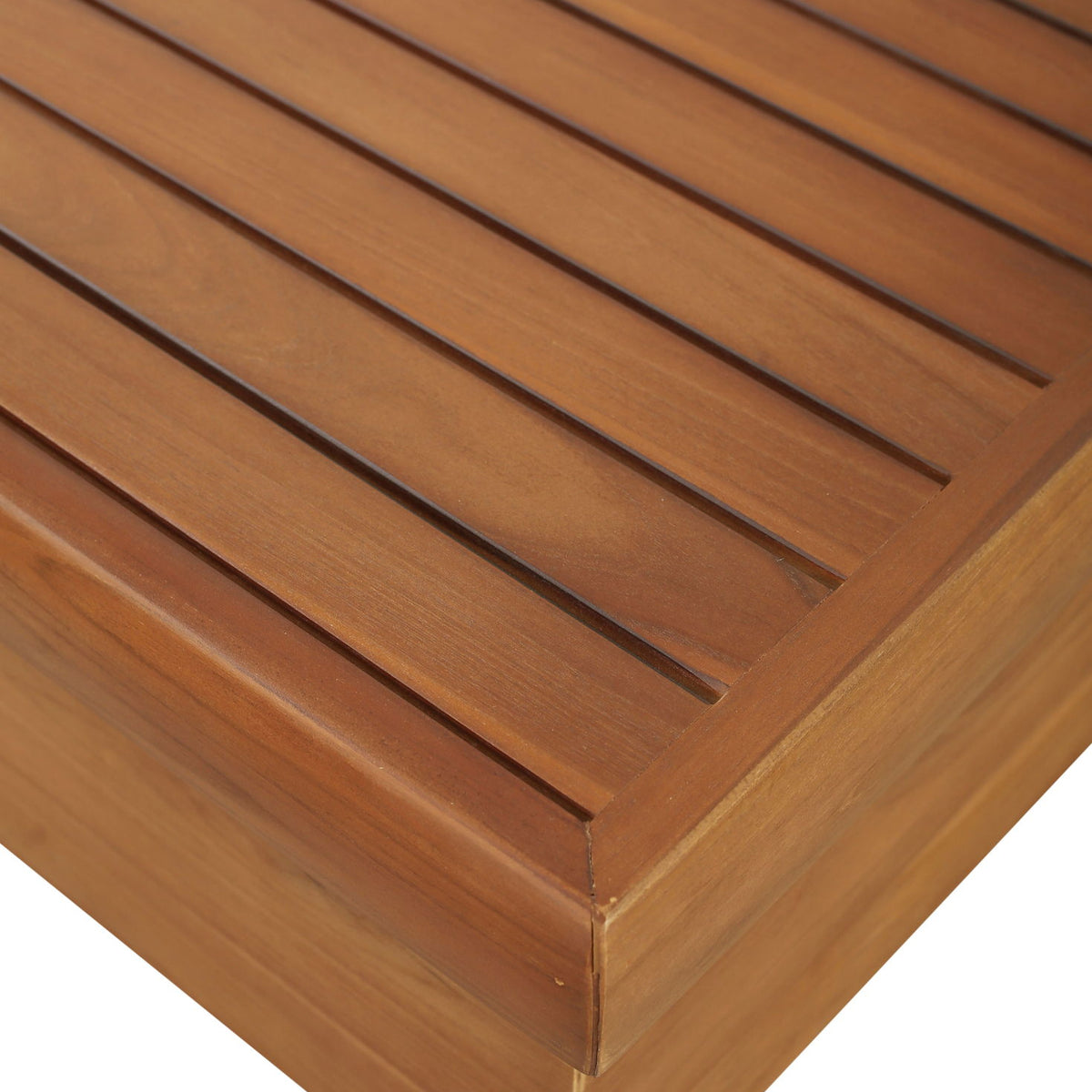 Mirella - Teak Wood Outdoor Patio Coffee Table - Natural