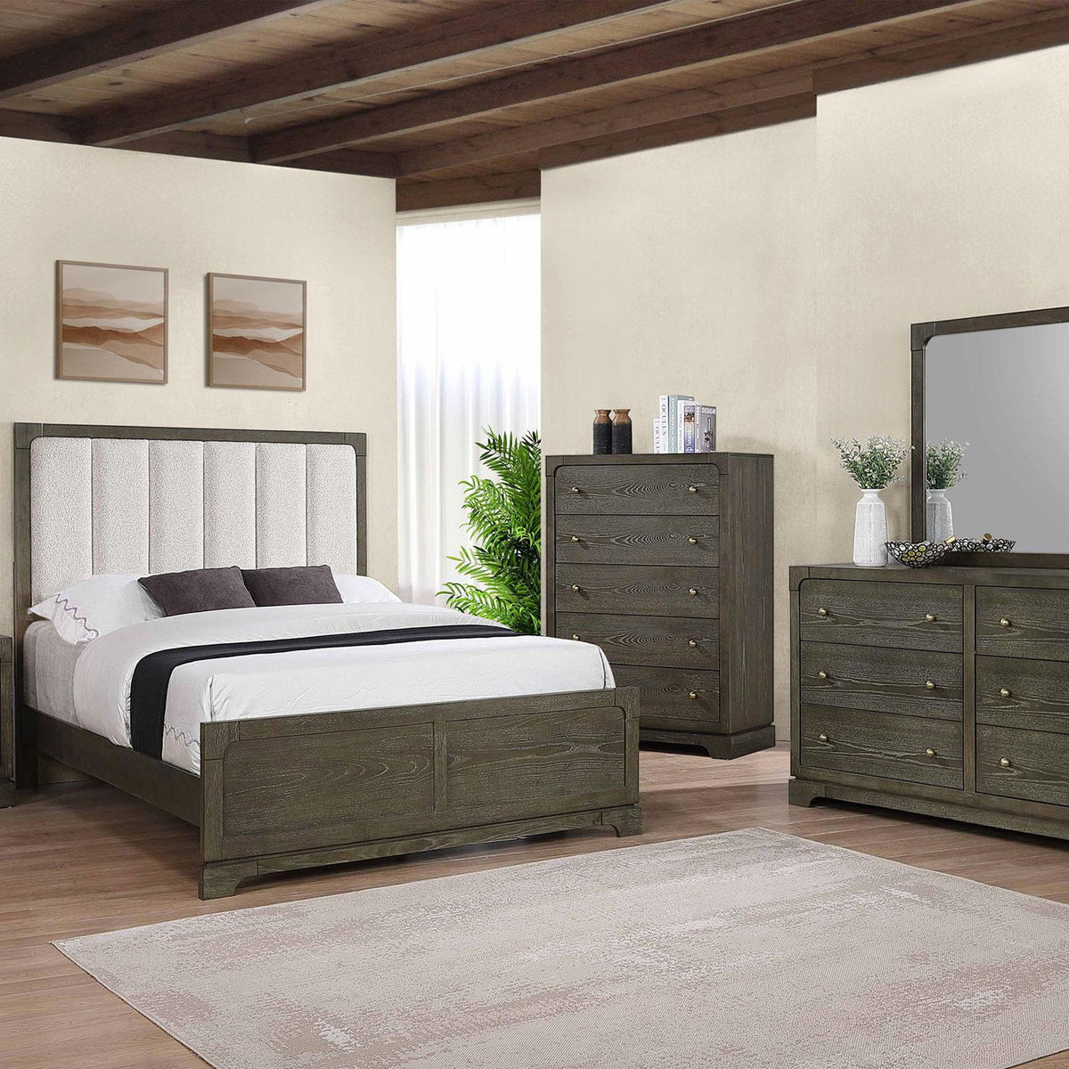 Gran Park 5-piece California King Bedroom Set Dark Cocoa