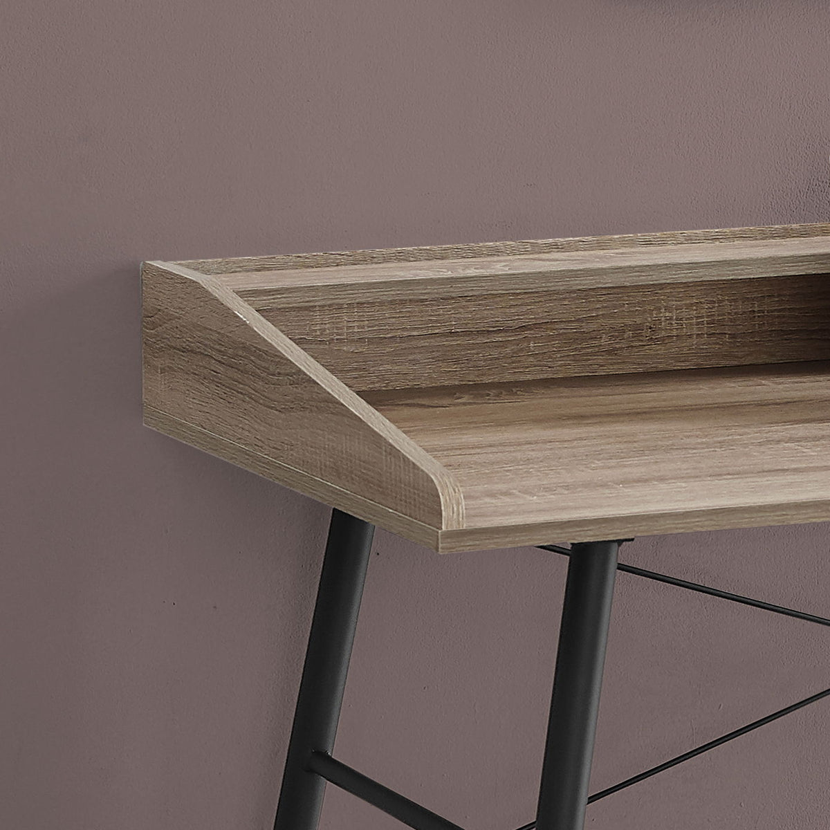 Computer Desk For Home Office, Sturdy Construction, Storage Shelves