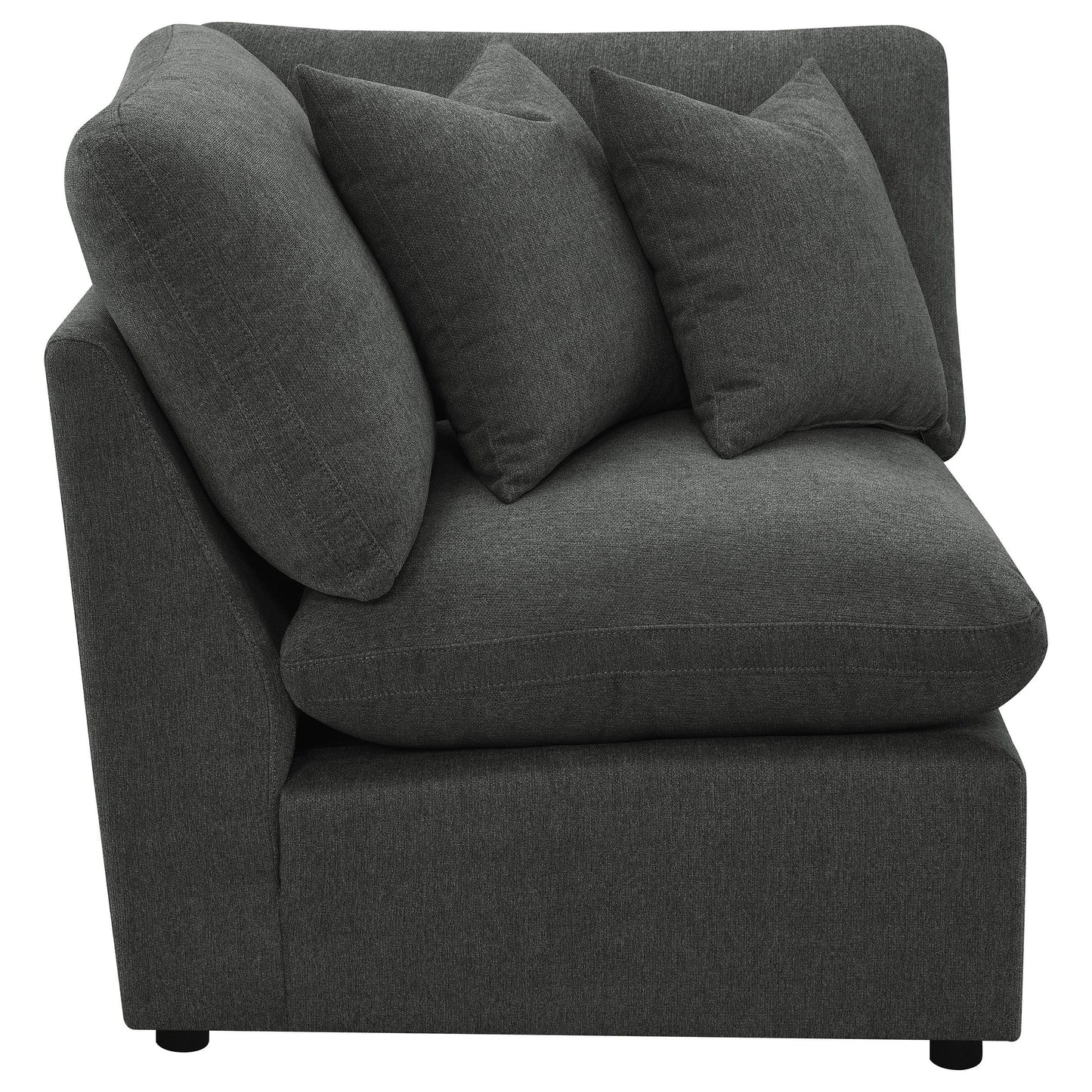 Collins - Modular Corner Chair - Dark Gray