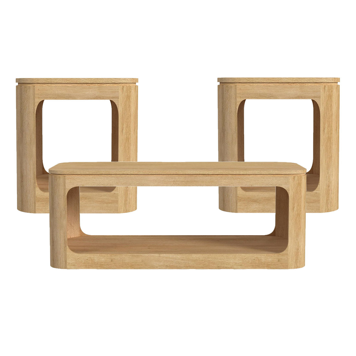 Rogen Rustic - Occasional Table Set