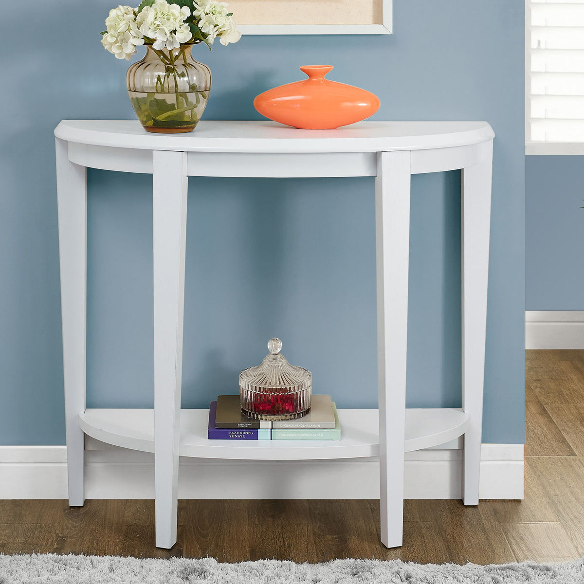 Accent Console Table For Entryway, Space-Saving Profile