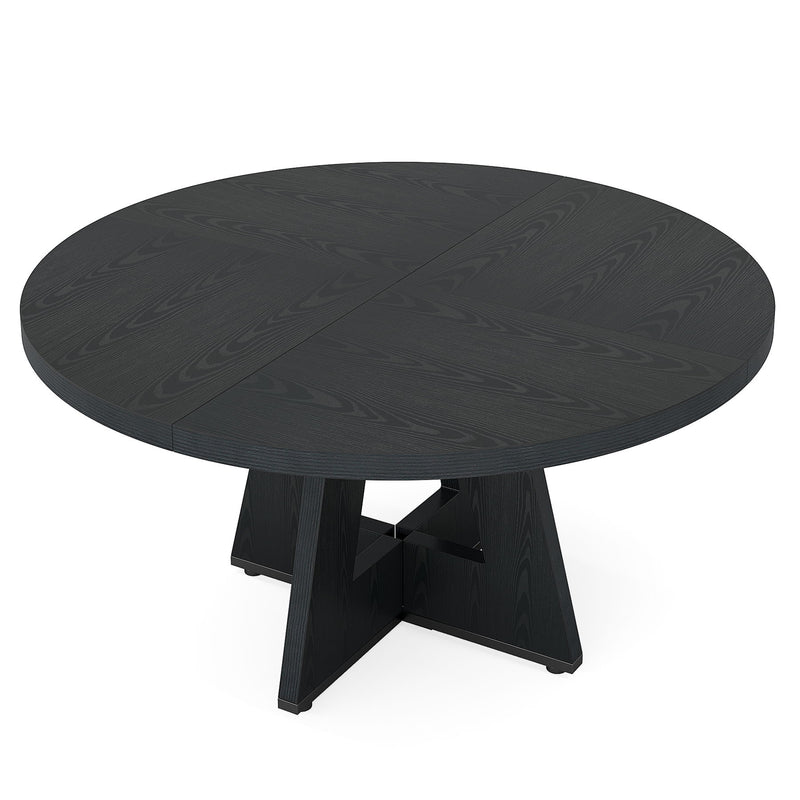 Round Dining Cross Base Kitchen Table