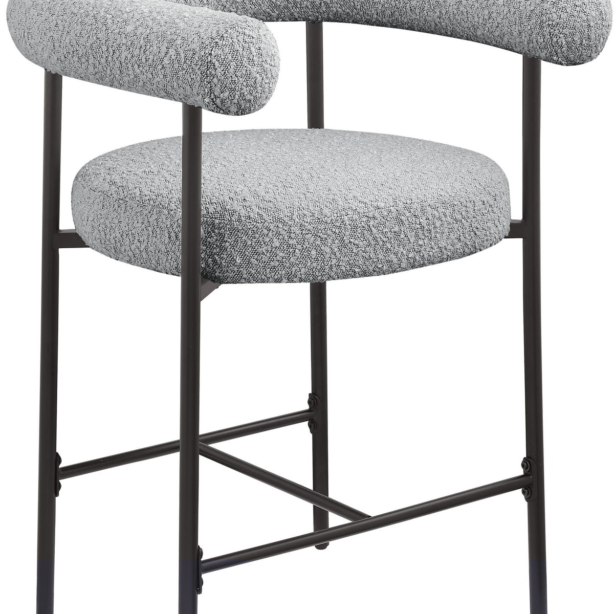 Blake - Counter Stool With Black Base (Set of 2)