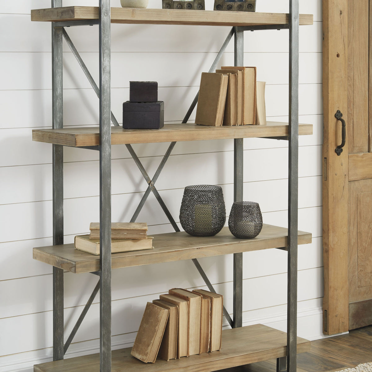 Forestmin - Brown / Black - Bookcase