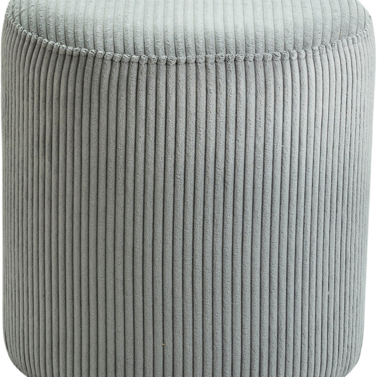 Roy - Round Microsuede Ottoman / Stool