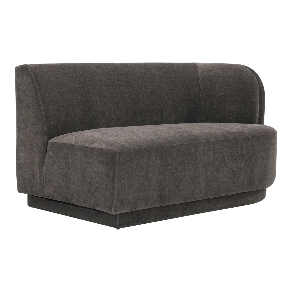 Yoon - Right 2 Seat Sofa - Dark Gray