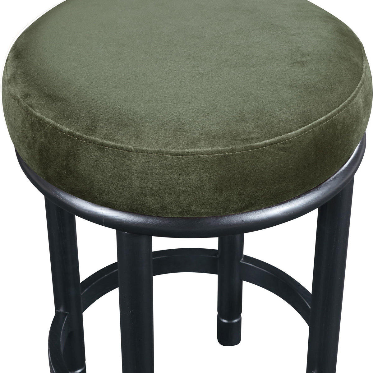 Monette - Counter Stool With Black Base