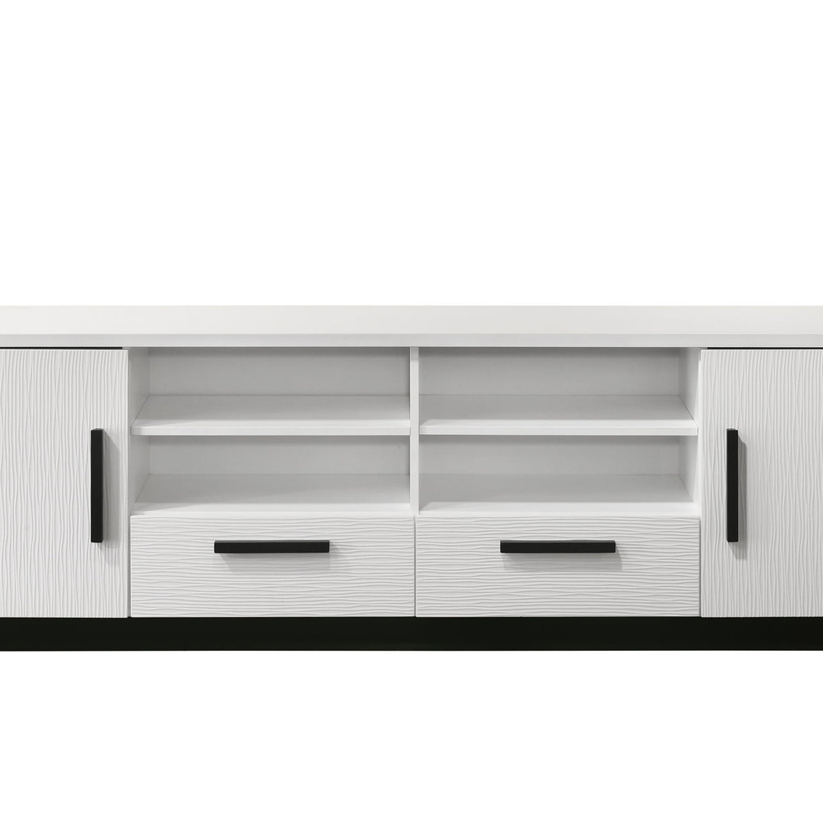 Matilda - TV Stand With Drawers - White Finish