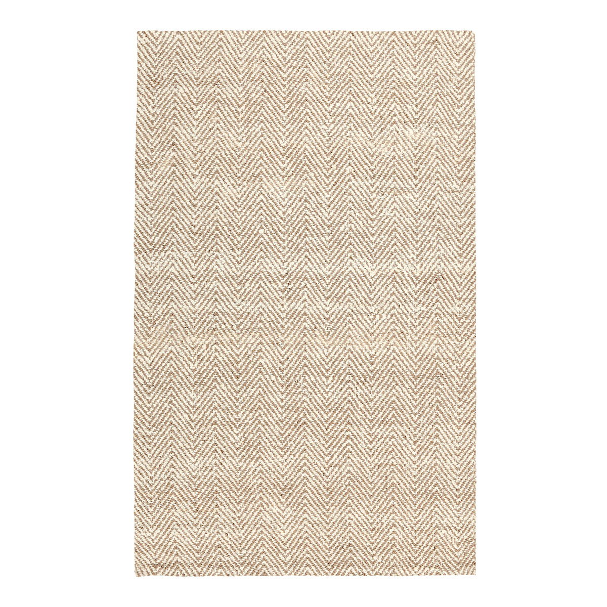 Herringbone - Chenille Rug - Ivory / Natural