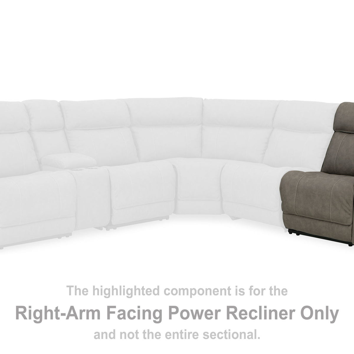 Starbot - Raf Zero Wall Power Recliner - Fossil