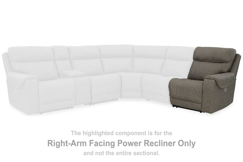 Starbot - Raf Zero Wall Power Recliner - Fossil