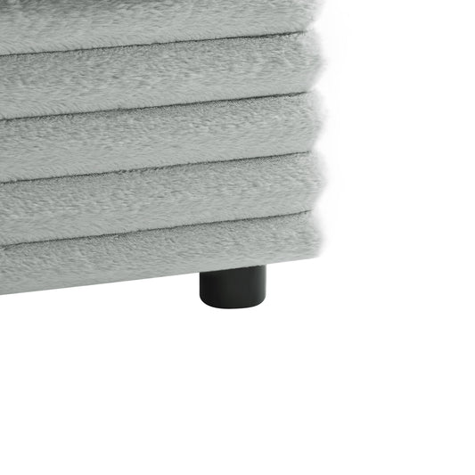 Jenny - rmless Slipper Chair - Gray