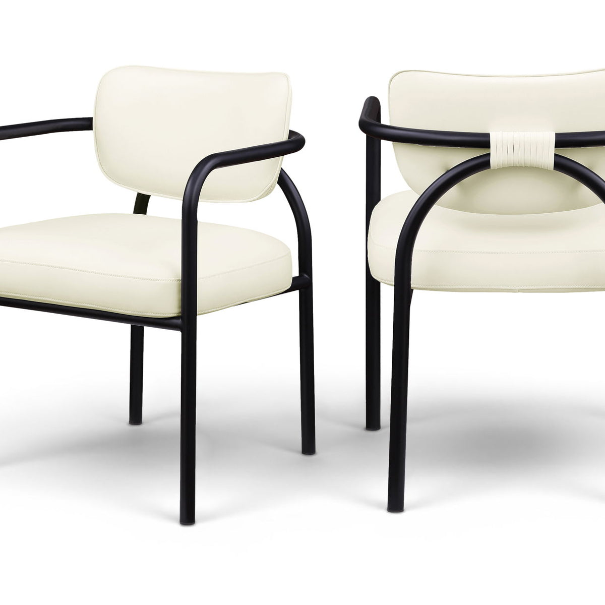 Serava - Vegan Leather Upholstered Dining Chair (Set of 2)