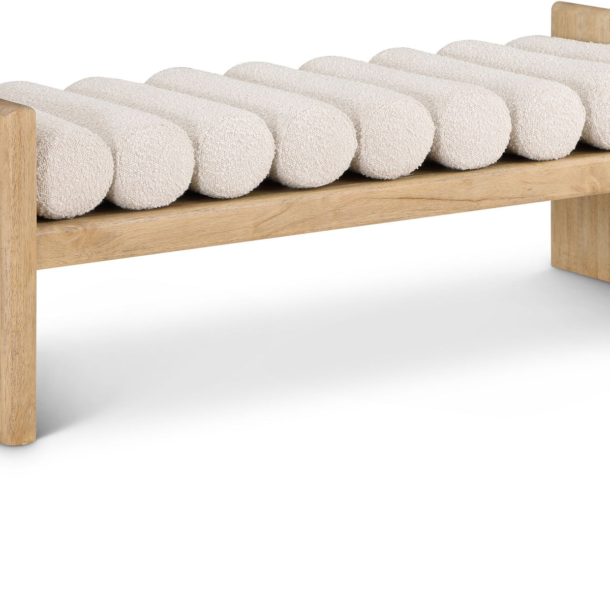 Waverly - Bench With Natural Frame