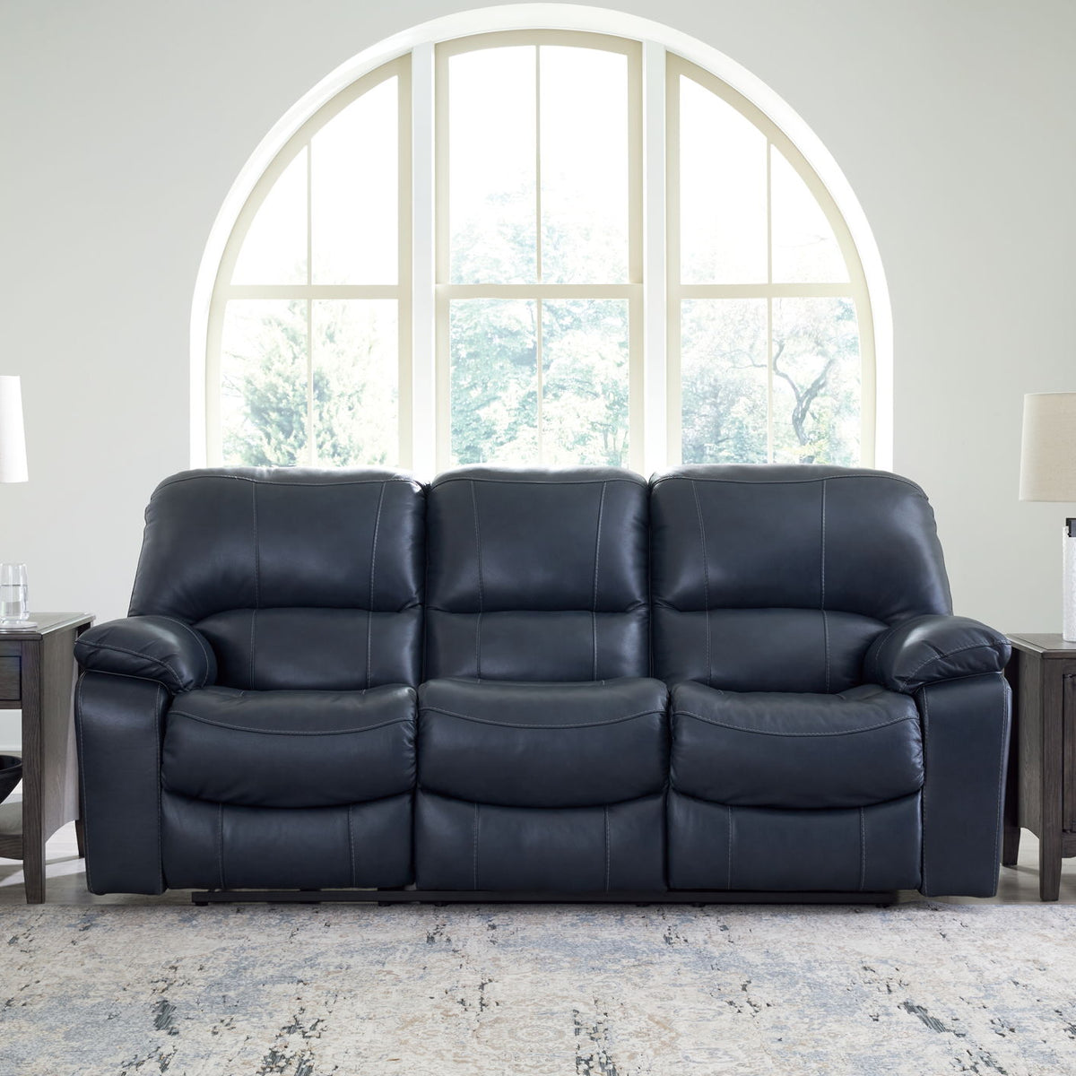 Leesworth - 3 Pc. - Power Reclining Sofa, Power Reclining Loveseat, Power Rocker Recliner - Ocean
