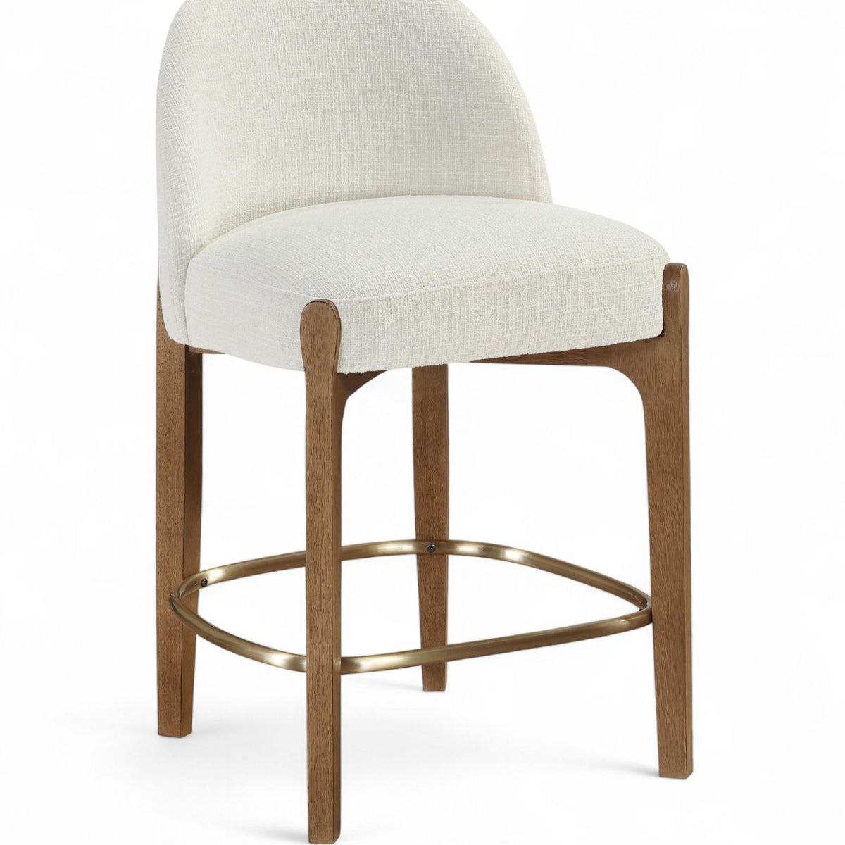 Torino - Counter Stool With Brushed Brown Base