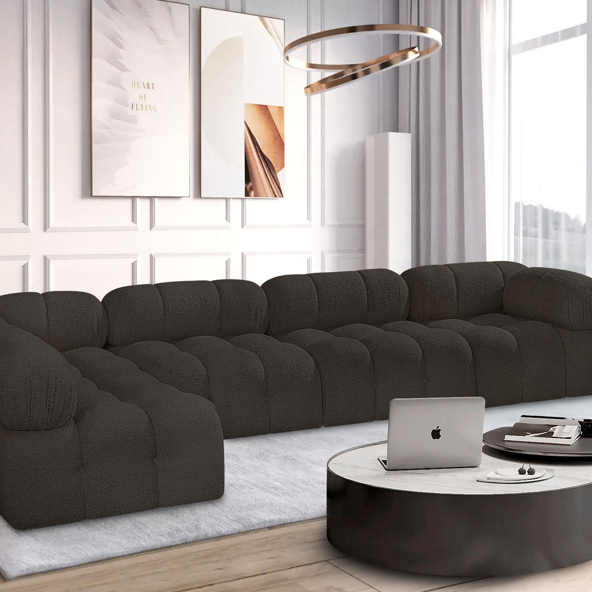 Ames - 5 Piece Modular L-Shaped Sectional