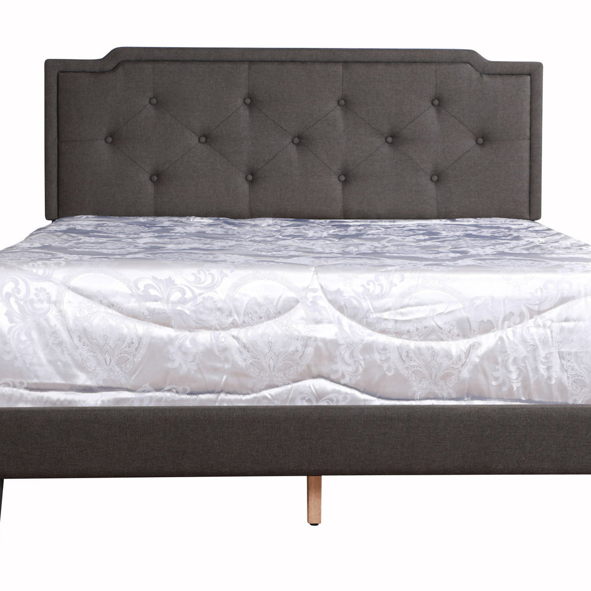 Button Tufted Bed Charming For Cozy Spaces