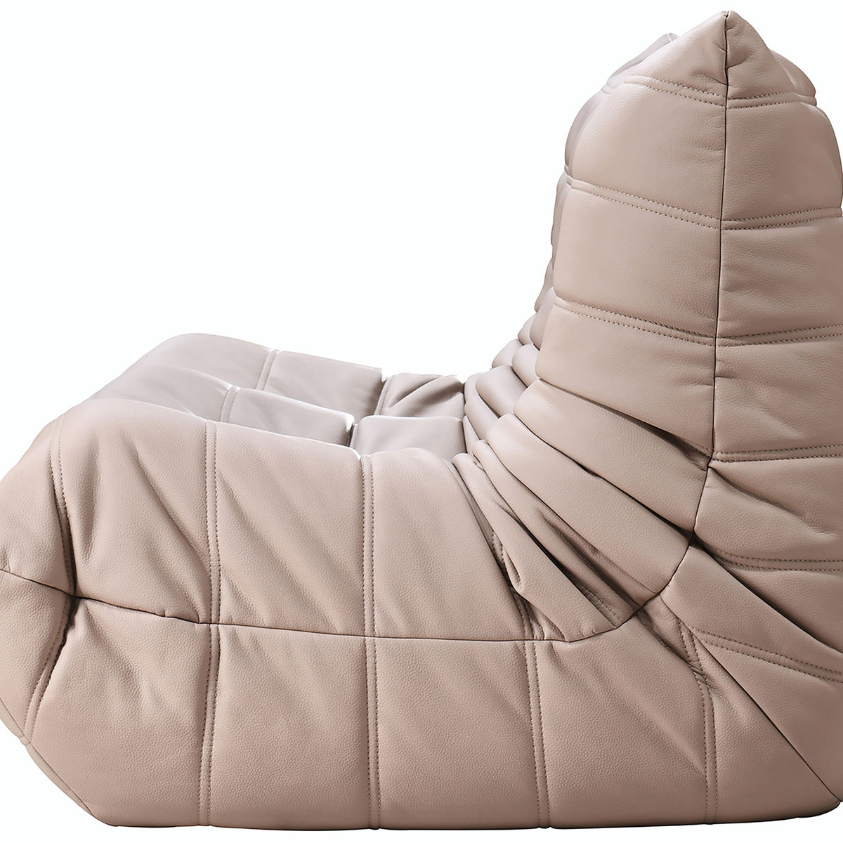 Relax - Vegan Leather 54.75" Upholstered Loveseat - Tan