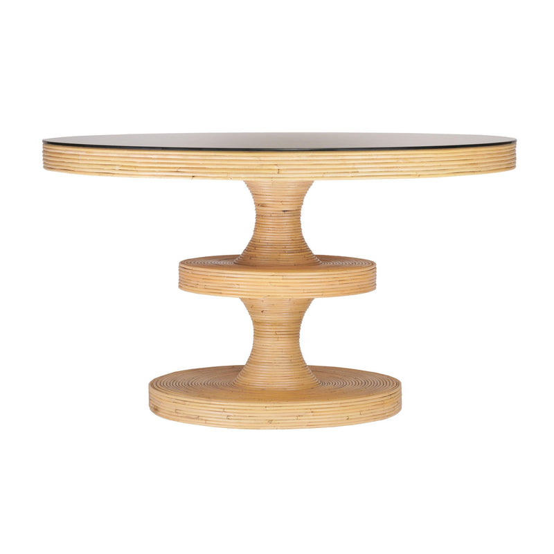 Apollonia - Rattan Round Dining Table - Natural