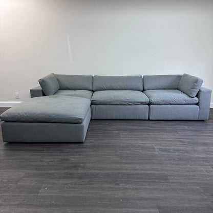 Gray "Dreamee" Cloud Couch Sectional