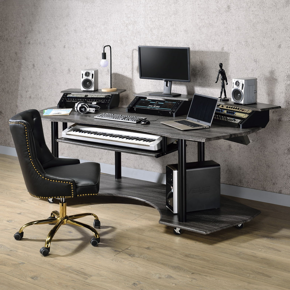 Eleazar - Music Recording Studio Desk - Wood