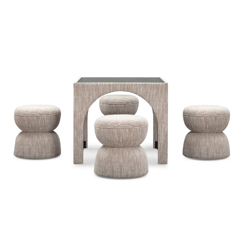 Tomlin - Game Table And Ottoman Set