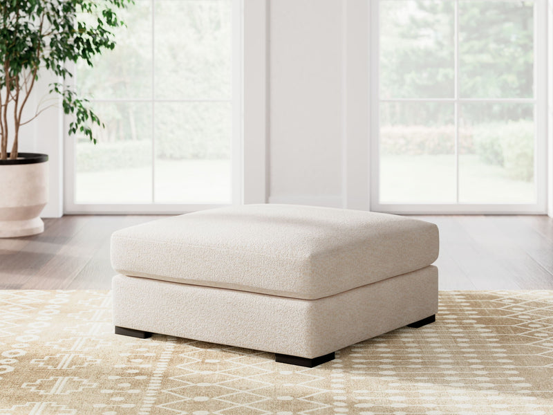 Donelson Creek - Vanilla - Oversized Accent Ottoman