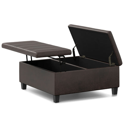 Ellis - Upholstered Coffee Table Storage Ottoman