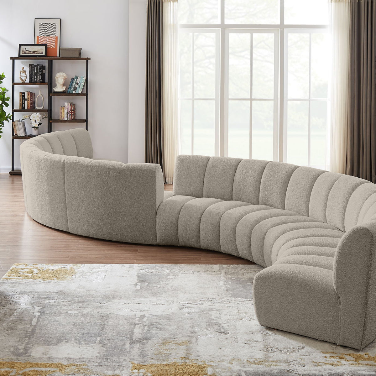 Infinity - 8 Piece Boucle Modular Sectional