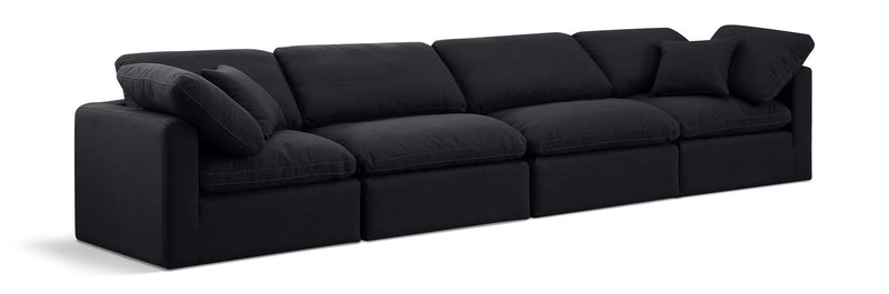 Indulge - Linen 4 Seat Modular Sofa