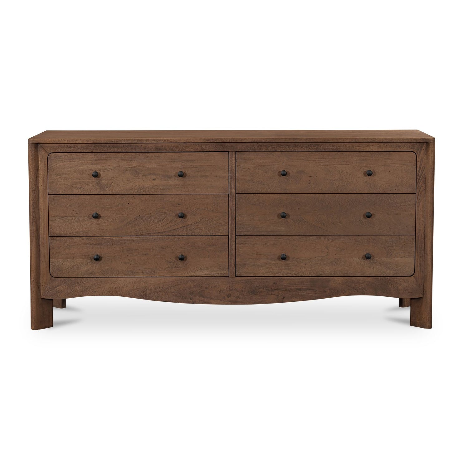 Moe's Home Mabel Dark Brown 6 Drawer Dresser
